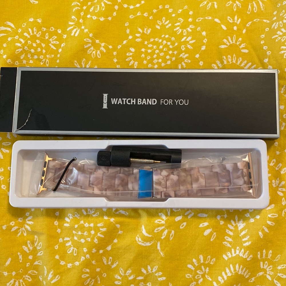 Pink Tortoise Apple Watch Band
